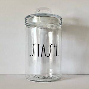 Rae Dunn Stash glass canister